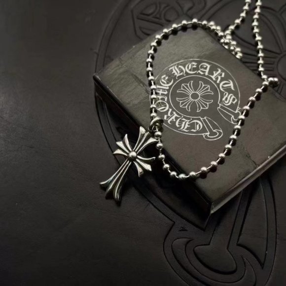 Authentic Chrome Hearts Large Cross Pendant Sterling Silver - Picture 3 of 5